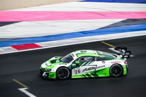 The Saintéloc Racing Audi of Blanchemain-Pla fastest in free practice in-between the drops